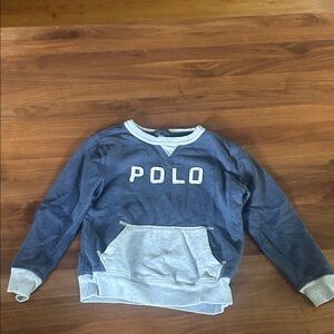 Polo by Ralph Lauren Blue and Gray Kids Sweatshirt 5T